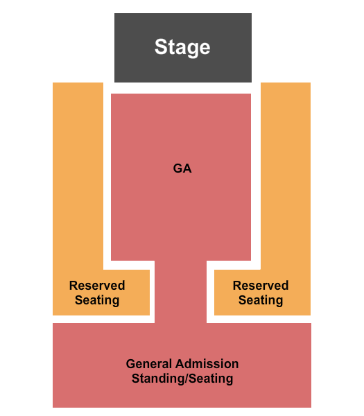 The Drill Hall at Base31 End Stage GA Floor Seating Chart